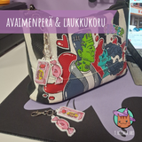 Karkki avaimenperä/ laukkukoru