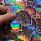 Believe in yourself -holograffinen tarra
