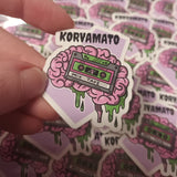 Korvamato -vinyyli tarra