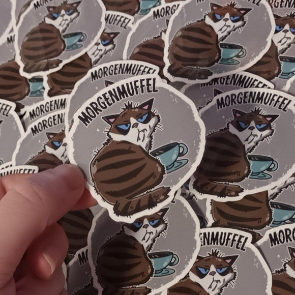 Morgenmuffel -vinyyli tarra