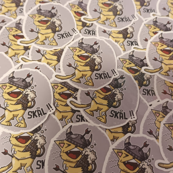 SKÅL !! -vinyyli tarra