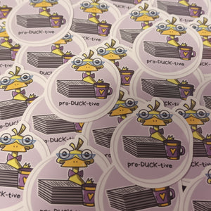 proDUCKtive -vinyyli tarra