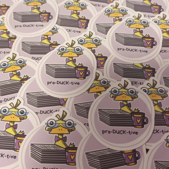 proDUCKtive -vinyyli tarra