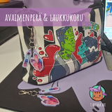 Kristalli avaimenperä/ laukkukoru