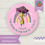 Sieni magneetti & pullonavaaja (holograaffinen)