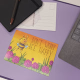 Bee happy -postikortti